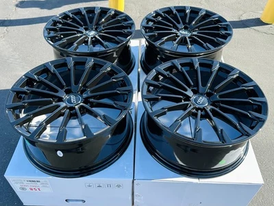 4 NEW 18X8 Rims 5X112 Wheels 18" Fits: 2016-2026 Audi A3 Quattro Convertible Foto 1 de 4