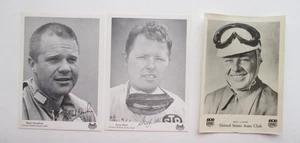 3 Vintage USAC Auto Race 5 x 7 Photo 1960s Greg Weld, Mark Donohue, Andy Linden - Picture 1 of 10