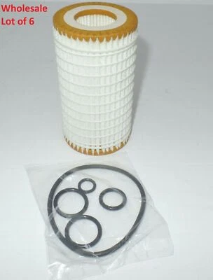 6 x Filtro de aceite de motor HU718/5x compatible con: Mercedes Benz 1998-2015 Crossfire 2004-2008 Foto 1 de 3