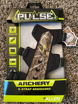 Allen Pulse Realtree Edge Lightweight Adjustable Artery 3-Strap Armguard  - Image 1 of 2