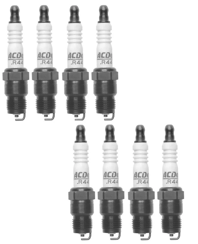 Set Of 8 Spark Plugs AcDelco For Chevy K10 Camaro GMC Jimmy Pontiac LeMans V8 - Image 1 of 1