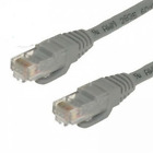 Machpower Câble Lan Ethernet UTP Cat. 5E 5 M Cca Fiche RJ45 Gris