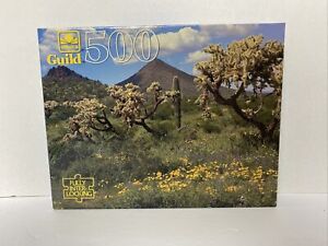 VINTAGE 89 Golden Guild "Desert Song" 500 Piece Jigsaw Puzzle 4615-44 New Sealed