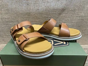 NIB Keen 1022589 Women's Lana Slide Tortoise Shell/ Silver Birch Casual Sandal - Picture 1 of 4