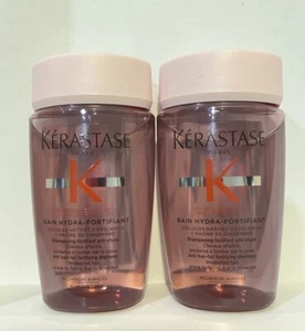 Kérastase Genesis Bain Hydra-Fortifiant Shampoo 80ml x 2 160ml Travel Size - Picture 1 of 2