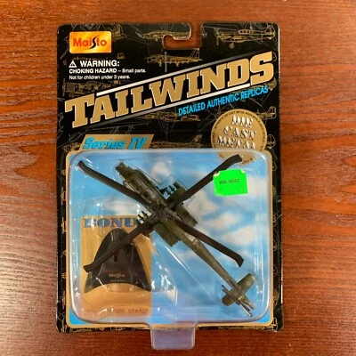 Helicóptero Maisto Tailwinds AH-64A 2000 Avión de fundición a presión Foto 1 de 3