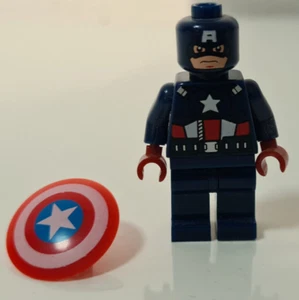 Lego Minifigur Captain America sh014 aus Set 6815 - Picture 1 of 3