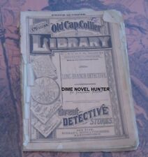 1883 EARLY OLD CAP COLLIER #23 THE LONG BRANCH DETECTIVE DIME NOVEL STORY PAPER