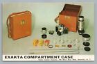 Exakta Compartment Case—Vintage CAMERA Advertising BRONX New York City NYC 196