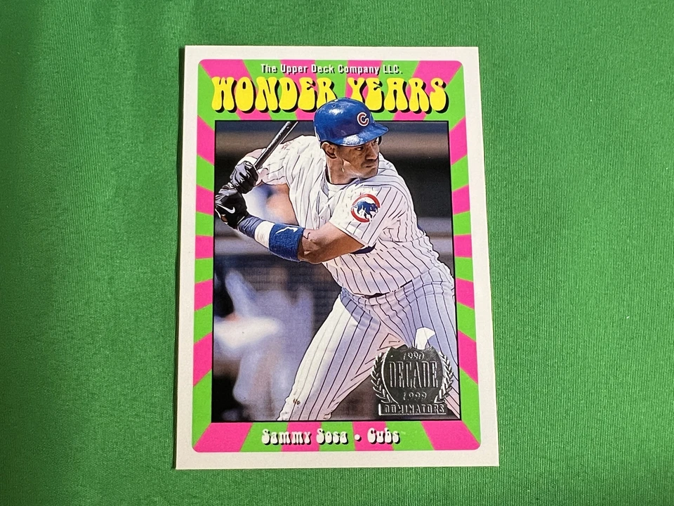 1999 Upper Deck Wonder Years #WY25 Sammy Sosa Chicago Cubs - Image 1 of 1