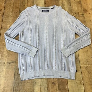 Suéter Tommy Bahama Mezcla Seda Arenas Mármol En Azul Manga Larga Para Hombres XL - Imagen 1 de 8