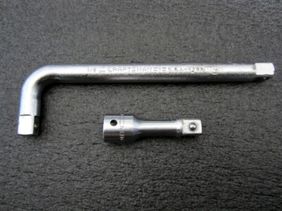 Mango y extensión Drive Ell vintage Craftsman 1/2" 4402 4413 hecho en EE. UU. Foto 1 de 4