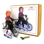 Motorcycle Staute Sculpture Wind Up Party Toys Office Desktop Figurines