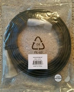 Commercial series 10ft 24AWG CL2 Flat High Speed HDMI Cable - Black Male/Male - Picture 1 of 1