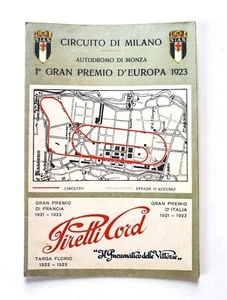 1° GRAN PREMIO EUROPA 1923 - AUTODROMO DI MONZA (7025) - Picture 1 of 5