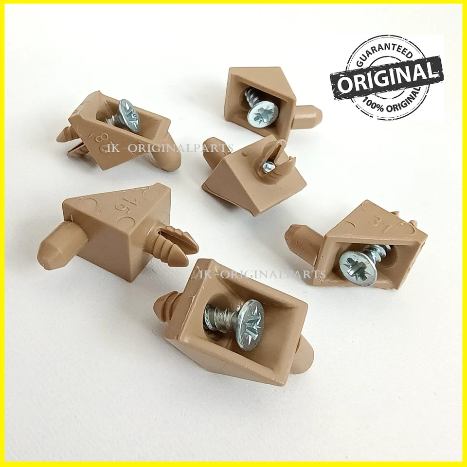 IKEA REGALSTÜTZEN PINS BEFESTIGUNGSHALTERUNGEN KOMPLEMENT PAX KLEIDERSCHRANK BRAUN 139200 - Bild 1 von 1