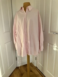 ZARA PINK SHIRT SIDE TOE DETAIL SIZE XXL BNWT - Picture 1 of 4