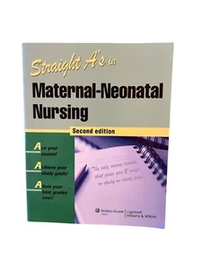 Straight A's in Maternal-Neonatal Nursing 2nd - Paperback - Very Good, with CD - Foto 1 di 1