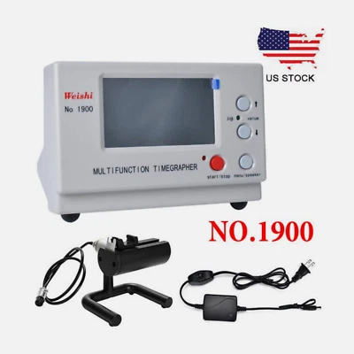 No.1900 Weishi Timegrapher Mechanical Watch Timing Machine Multifunction US Plug - Image 1 of 4