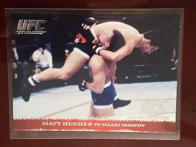 Matt Hughes 2009 Topps UFC Round 1 RC 1st Edition Debut Year Rookie Ignatov - Image 1 of 2