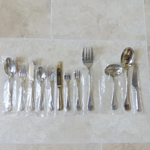 NEW CHRISTOFLE CAPRICORNE PASTORALE STAINLESS FLATWARE CHOICE ( 93 p available ) - Picture 1 of 24