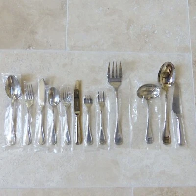 NEW CHRISTOFLE CAPRICORNE PASTORALE STAINLESS FLATWARE CHOICE ( 93 p available ) - Image 1 of 4