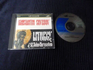 CD Konstantin Shvedov Leningrad Choir Liturgy St. John Chrysostom Melodiya USSR - Picture 1 of 3