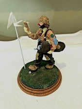 Golf Clown Figurine Clown Emmett Kelly by Flambro