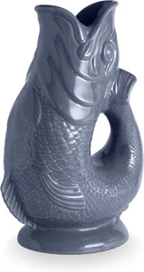 Wade Fish Jug 1.2L, Earthenware Gurgle Jug UK Made Colour : 'French Grey' - Picture 1 of 12