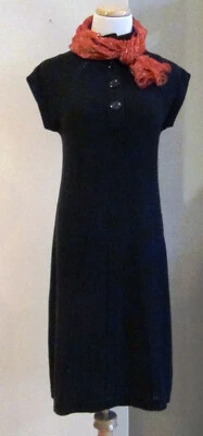 Vestido suéter tejido negro Coldwater Creek - talla XS Foto 1 de 4