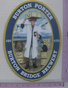 PORTER BURTON BRIDGE BREWERY / ENGLAND ............. ZHS / Zapfhahnschild (321) - Picture 1 of 1