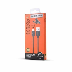 Panther Force 2m Long TYPE-C Fast Charging Sync Data Cable Samsung Galaxy - Picture 1 of 2
