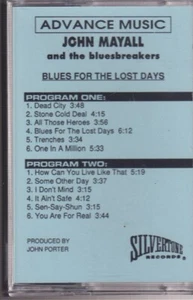 John mayalı and the blues breakers blues for the lost days cassette promo - Picture 1 of 2