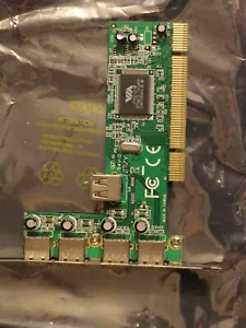 VIA VT6212L USB 5 five port 4+1 PCI interface adapter card - Picture 1 of 3