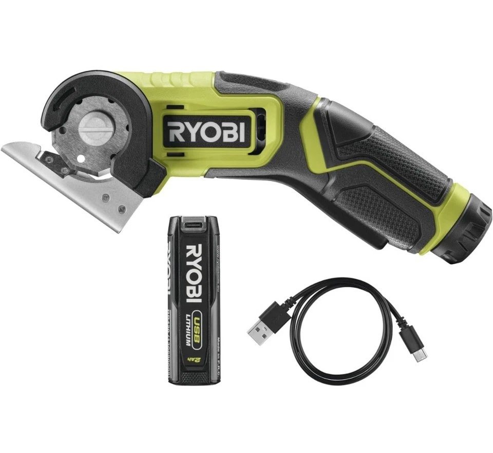 RYOBI RCT4-120GCordless Cutting Tool (1 x 2.0Ah), Hyper Green Electronic scissor - Image 1 of 4