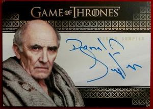 GAME OF THRONES - DONALD SUMPTER - Personally Signed Autograph Card 2019 - Picture 1 of 2