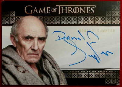 GAME OF THRONES - DONALD SUMPTER - Personally Signed Autograph Card 2019 - Image 1 of 2