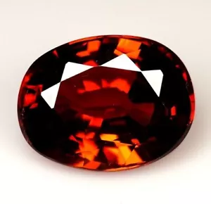 Piedra preciosa circón rojo naranja 10,28 quilates rojo naranja natural circón - Imagen 1 de 1