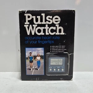 Vtg 80s ELEXIS Digital Pulse Meter Stopwatch - Fingertip Heart Rate Monitor - Picture 1 of 4