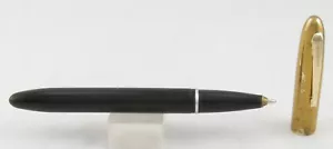 Kenny Black w/Gold Cap Ballpoint Pen w/NEW WORKING REFILL - c. 1948 - Picture 1 of 4