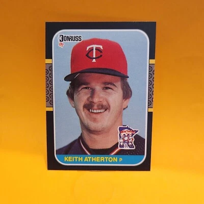 1987 Donruss - #272 Keith Atherton Minnesota Twins Baseball Card - Image 1 of 2