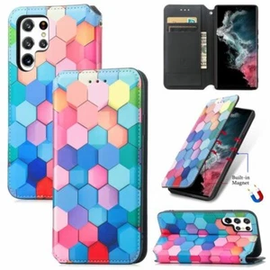 Wallet Case For Samsung Galaxy S23 Ultra Plus S23+ 5G Card Leather Flip Cover - Picture 1 of 15