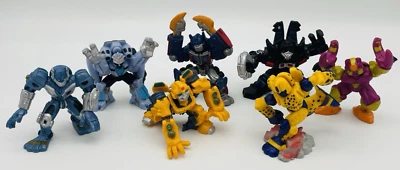 Transformers Lot of 7 Robot Heroes Bumblebee & Optimus 2” Hasbro Figures 2008 - Image 1 of 4