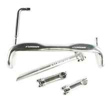 Aluminium Bicycle TT Bar Bicycle Bullhorn Handlebar Fixed Gear Bike Drop Bar