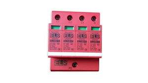 Überspannungsableiter Typ 1+2 Klasse B+C 4P 30/60kA 1,5kV 6kA EL30B+C 4P 6kA RS - Bild 1 von 1