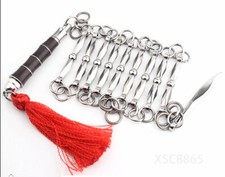 Stainless Steel Bamboo Festival Nine-section Whip Martial Arts Performance