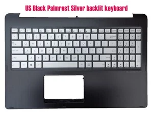 Teclado retroiluminado con reposamanos de EE. UU. para Asus Q551L Q551LN Q551LNB N591LN N591LN - Imagen 1 de 2