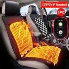 Heated Leather Car Seat Cover Cushion Winter Seat Warmer for SUV Pick-up Truck