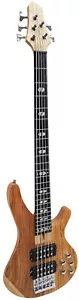 5-SAITER E-BASS EDELKRACHER NATUR HOLZ MATT - GESCHRAUBTER HALS BS5AN - Bild 1 von 2