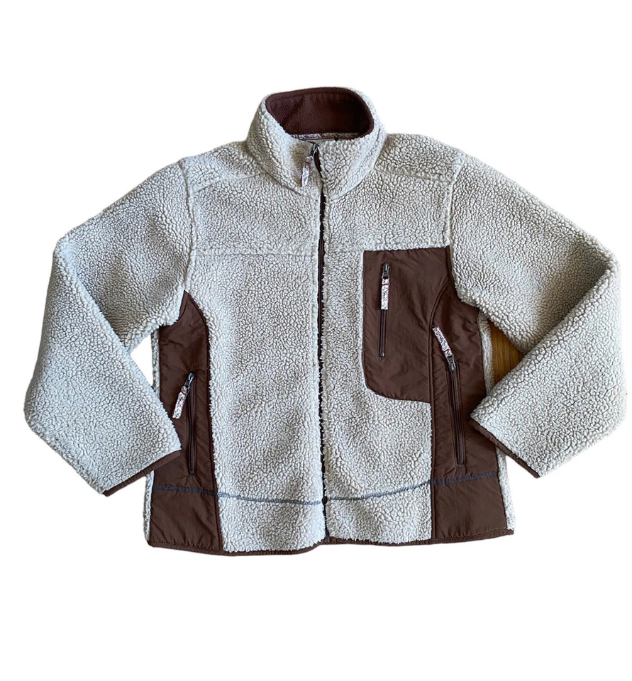 10,000 英尺海拔女式羊毛全拉链夹克 L 码 — 第 1/4 张图片